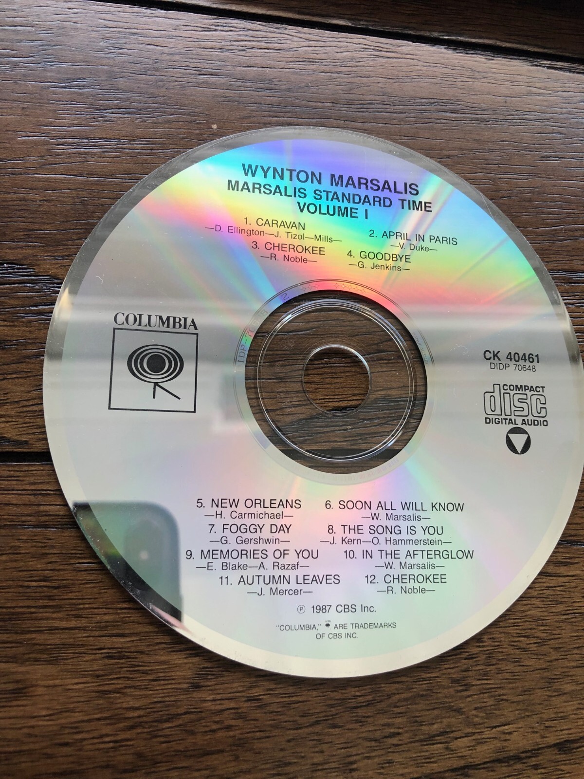 Marsalis Standard Time, Vol 1 Audio CD By Wynton Marsalis 74644046120