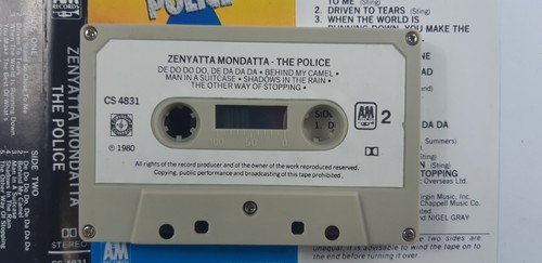 The police Zenyatta Mondatta Music Cassette Tape FeaturesDon't Stand so close to - Picture 8 of 9