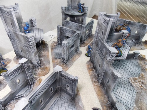 WARGAMING TERRENO DIPINTO ADVANCE ORDEERS SET DI 10 PEZZI - Foto 20 di 22