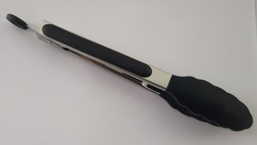 Grillzange - Küchenzange Edelstahl Silikon "23cm" - Bild 3 von 3