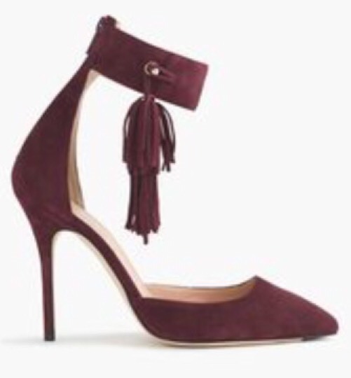Jcrew Roxie Ankle Cuff Tassel Cabernet Pumps In Cabernet Tassel Größe 7 Heel NWOT 981954 Jcrew Roxie Ankle Cuff Tassel Cabernet Pumps In Cabernet Tassel Größe 7 Heel NWOT 981954