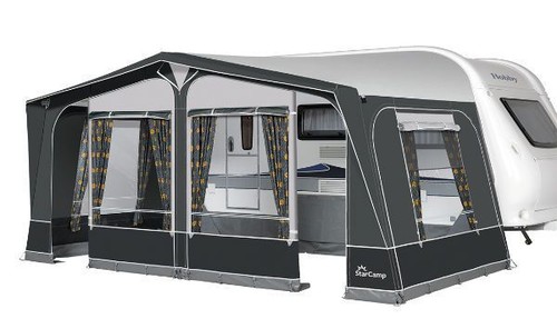 Dorema Starcamp Dakota Lux ALLE GRÖSSEN Saisonstahl Vollmarkise FENSTERROLLOS - Bild 10 von 16