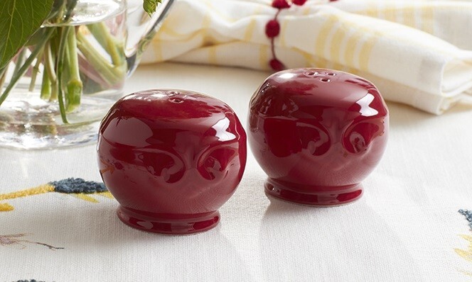 Princess House Pavilion Berry Salt & Pepper Shakers #802