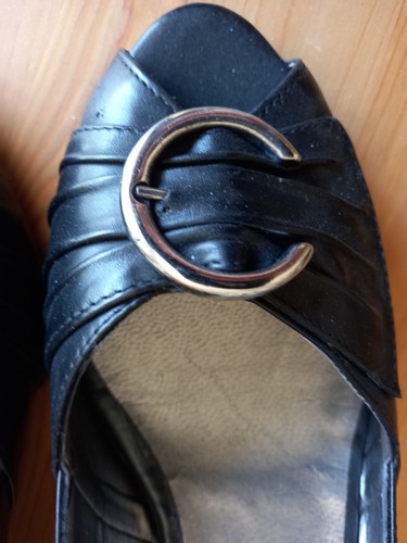 Peeptoes Pumps Gr. 41 Schwarz von Yessica - Bild 3 von 6