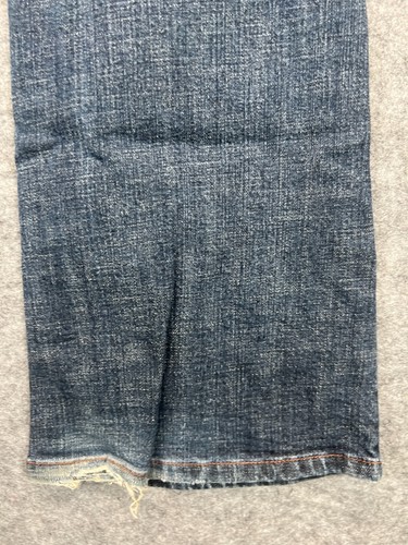 BU From Malibu Womens 32 Jeans Flared Low Rise Juniors Size 11 12 Distress 32x31 - Picture 11 of 12