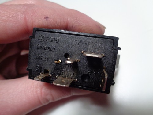 VW Mk1 Golf Jetta Caddy - Fog Light Foglight Fog Lamp Switch - 321 941 535B - Picture 11 of 11