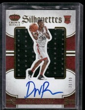 DELON WRIGHT 2015-16 Panini Preferred Rookie Silhouettes Relic Auto #D /99