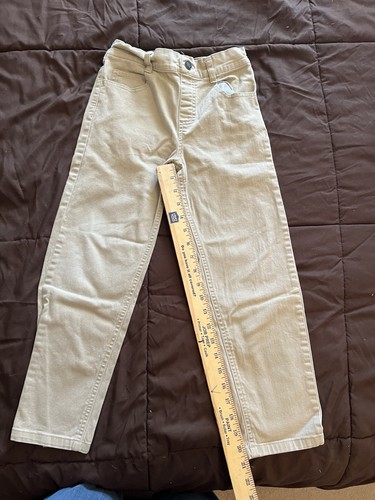 Lot of 2 Pair Girls Size 8 Pants Children’s Place Lt. Blue/365 Kids Tan - Picture 6 of 9