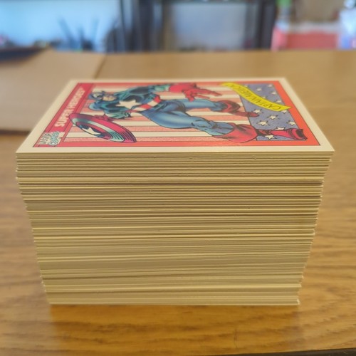 1990 Marvel Universe Series One Trading Cards COMPLETE BASE SET #1-162 Impel - Picture 5 of 6