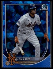 2025 Bowman Chrome Sapphire Juan Soto #22 New York Mets