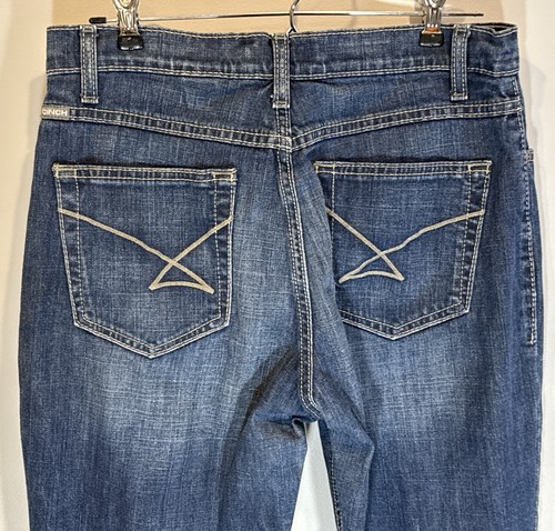 Cinch Jenna Slim Fit Western Straight Leg Jeans Size 30/9R 30x31 - Picture 7 of 11