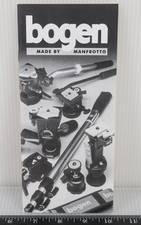 Bogen Manfrotto Camera Tripod Product Brochure