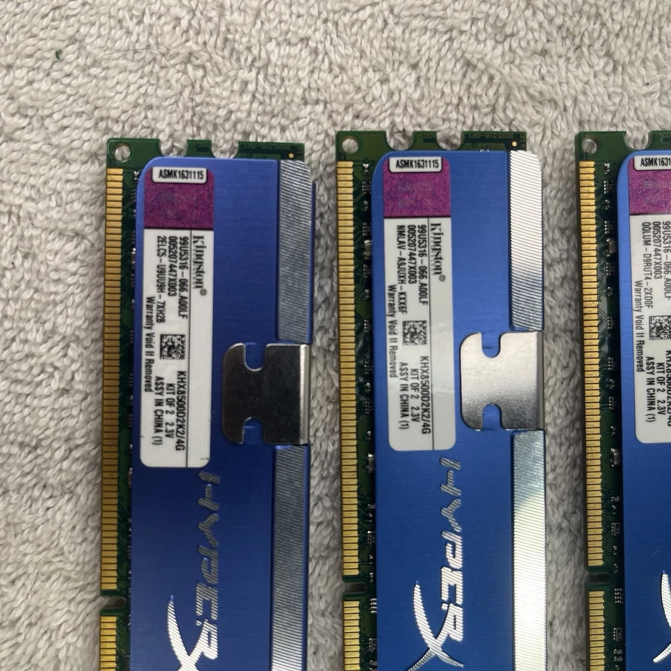 HyperX Kingston 4GB 1066 MHz DDR2 SDRAM Memory (KHX8500D2K2/4GR) (4x4GB modules) - Image 3 of 3