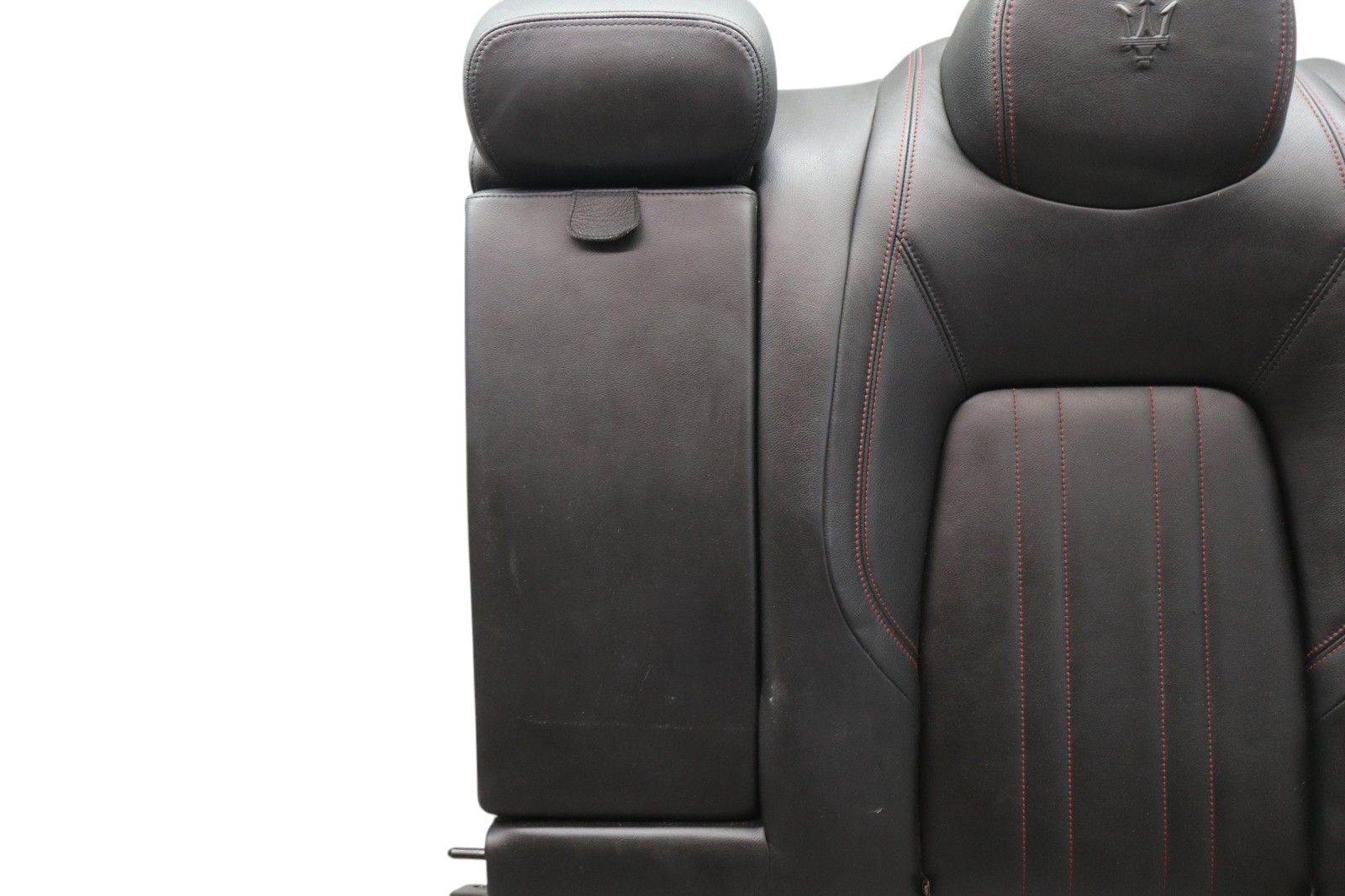 14-17 Maserati Ghibli Rear Left Driver Side Second Row Upper Seat Black Oem
