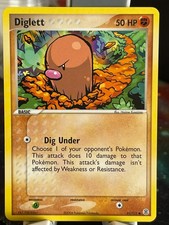 POKEMON DIGLETT 61/112 COMMON EX FIRERED & LEAFGREEN NM CARD