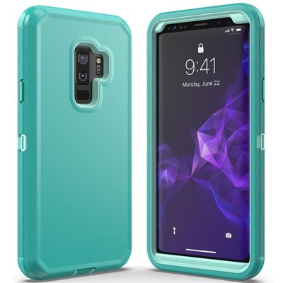 Teal Green For Samsung Galaxy S9 Plus/ S9/ Note 9 Shockproof Rugged Case Cover