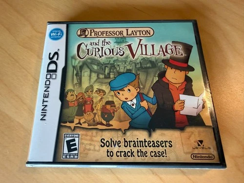 New ListingProfessor Layton and the Curious Village (Nintendo DS, 2008) CIB Sealed