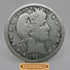 1911 Barber Silver Quarter - #C58748NQ