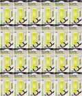 Nite Ize 4-Pack Gear Tie Reusable Rubber Twist Tie, 3" - Neon Yellow (24-Pack)