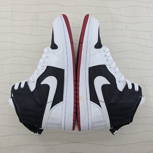 Nike Womens Air Jordan 1 SE Utility Mid White Black Red Shoes DD9338-016 Sz 6.5 - Picture 8 of 12