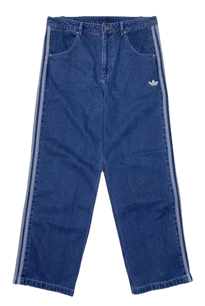 adidas　DENIM FIREBIRD PANTS　28 y2k opium Calça Jeans Adidas Originals Denim Firebird