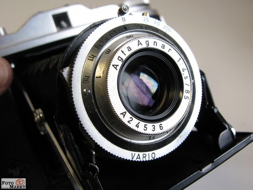 Agfa Isolette 6x6 cm Mittelformat-Kamera Rollfilm 120 Objektiv Agnar 4,5/85 - Picture 3 of 5