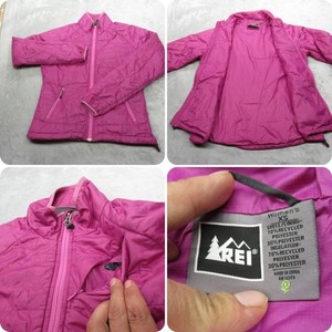REI Co-op Puffer Vest Women XS Magenta Lightweight Packable Full Zip Outdoors