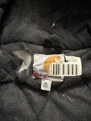 Carhartt 376-20 Railroad Reflector Jacket Sz XL Double Lined Warm Winter Coat - Picture 5 of 24