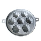 Rare Kuih Bahulu Mould Sponge Cake Madeleine Cornbread Tray 7 Flowers