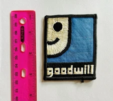 GOODWILL Embroidered Patch Logo Thrift Embroidered Genuine