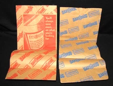 Dart Drug/Dart Home Discount Drug Store~Defunct Drug Store Paper Bags~Lot of 3