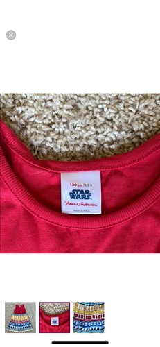 Girls Hanna Andersson Disney Star Wars Mixie Tank Colorful Dress Size 8  - Picture 2 of 3