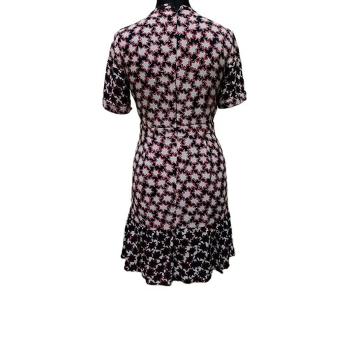 Vestido Whistles Estampado de Estrellas Manga Corta Rojo Negro Crema Manga Corta Talla UK 12 - Imagen 10 de 18
