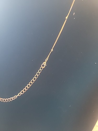 12K Gold-gefüllte Vintage Kette Halskette Nugget strukturiert 21" #2 - Bild 3 von 3