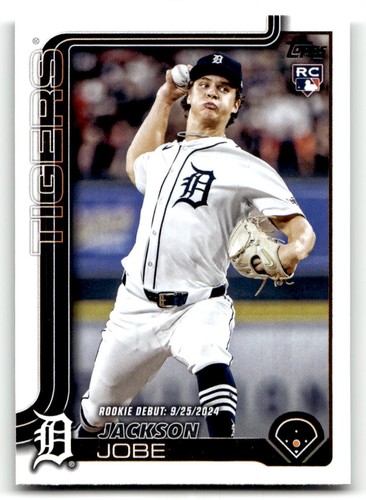 2025 Topps Update Jackson Jobe #US193 Rookie Debut RC Detroit Tigers - Picture 1 of 2