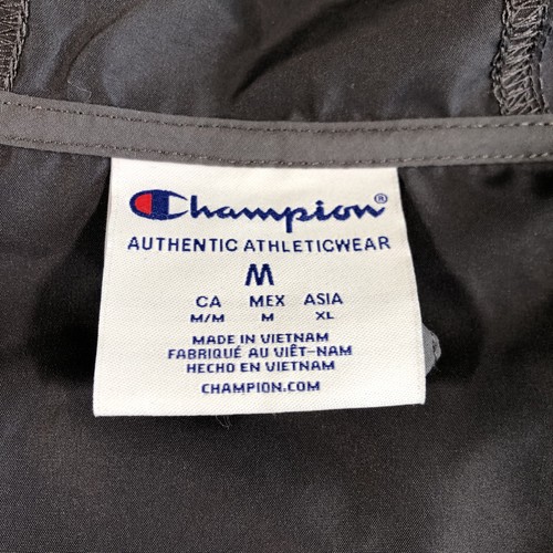 Pitt Panthers Champion 1/2 Zip Pullover Windbreaker Hoodie Men M Gray - Picture 5 of 13