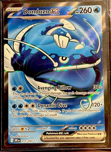 Dondozo ex - 211/182 Sv10: Destined Rivals - Mint Condition 💎👌 - 第 1/2 張圖片