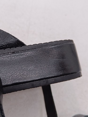 Zara Damen Sandalen UK 4,5 schwarz 100% andere Riemchen - Bild 8 von 8