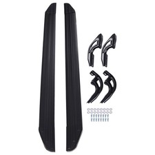 Black Running Board Side Step Bar For Honda Pilot 16-2022 Aluminum Step Rails