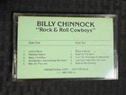 1985 Billy Chinnock - Rock & Roll Cowboys PROMO Cassette EX CBS - 40162
