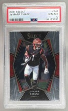 94123631 Ja'Marr Chase 2021 Panini Select #147 Rookie RC Premier PSA 10