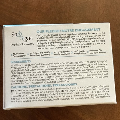 SoloVegan Clear As Day Water Cream Pore Clearing Complex For All Skin Types  - Bild 5 von 6