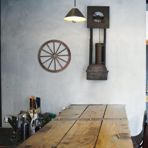  Juego de 2 Decoración de Granja Rueda Antigua Artesanía Rústica Colgante Pared Campo Dormitorio - Imagen 8 de 12