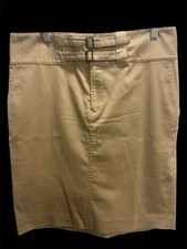 Vintage Ralph Lauren Khaki Pencil Skirt Size 8/10 EXCELLENT