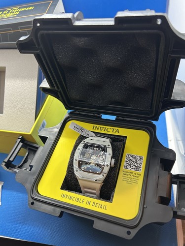 Reloj Automático Invicta Hombre S1 Rally Interestelar Cronógrafo Esqueleto Blanco 49012 - Imagen 2 de 8