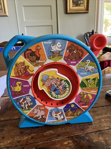 1989 Vintage Mattel See N' Say - And The Farmer Says Animal Sounds - Works Great