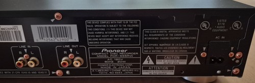 PIONEER COMPACT DISC RECORDER/PLAYER PDR-555RW EXCELLENT CONDITION ONE OWNER - Picture 6 of 6