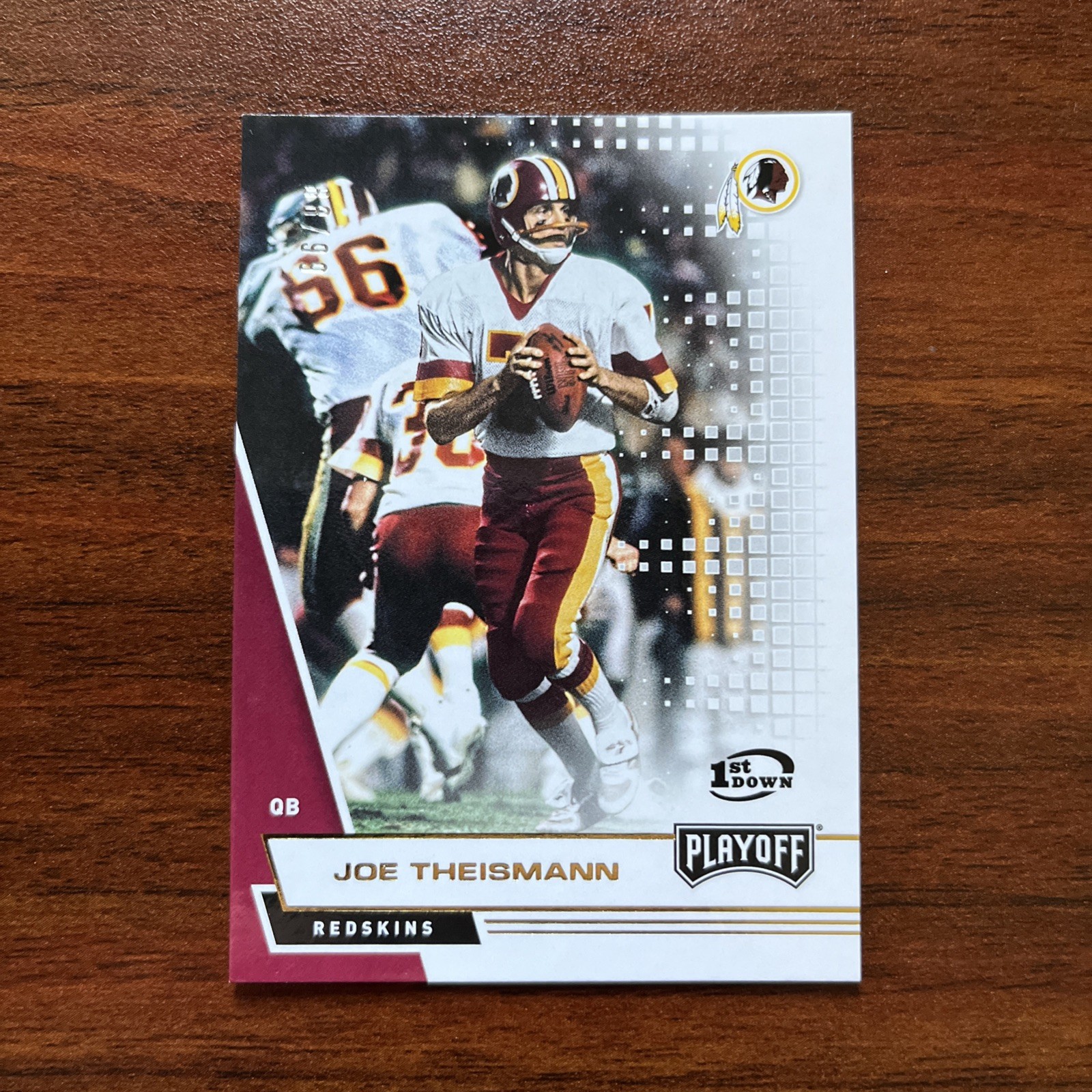 2020 Panini Playoff Football Joe Theismann 1st Down /100 Redskins