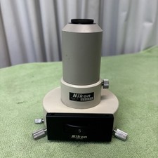 MICROSCOPE  NIKON DIAPHRAGM PHOTO TUBE OPTICS  85230 with camera lens ??