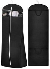 70" Bridal Wedding Gown Dress Garment Bag with Accessories Pouch Large Cover